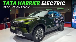 Tata Harrier Electric  Design Expected Range and Price  Upcoming car of 2024 [upl. by Gudren]