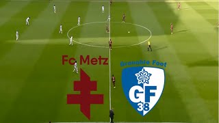 Grenoble Foot 38 20 FC Metz Résumé du match  Ligue 2  20242025 [upl. by Alyahsal]