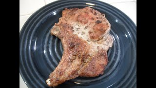 How to Make Sautéed Thinly Slice Pork Chops Marinated in Herbs de Provence Recipe [upl. by Aleck113]