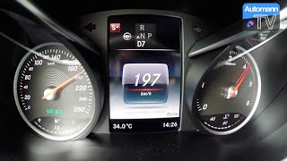 2016 Mercedes GLC 250 d 204hp  0200 kmh acceleration 60FPS [upl. by Betthezul522]