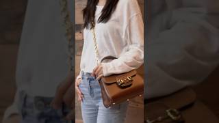 GG Horsebit 1955 Mini Top Handle Bag Brown 703848 minibag luxury shorts fashinstyle leather [upl. by Nerty]