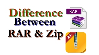 Difference Between Zip Archives and RAR Archives 2017 [upl. by Tyne]