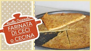 FARINATA DI CECI o CECINA ricetta originale [upl. by Eladnor]