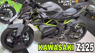 2025 KAWASAKI Z125 REVIEW  UPCOMING KAWASAKI Z125 LAUNCH DATE [upl. by Kwarteng]