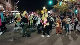 Clinton High School marching band Mardi Gras Parade4 [upl. by Quintessa]