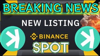 🚨Binance is SPOT LISTING KASPA amp Breaks ATH AGAIN [upl. by Wetzel133]