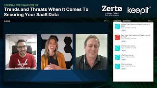 ActualTech Media Webinar with Zerto and Keepit  Trends and Threats When it Comes to Securing Your S [upl. by Zoeller618]