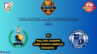 GSFA Futsal Club Championship 2023  Suryavanshi FC vs Lakshya FC Match 04  LIVE [upl. by Lothaire]