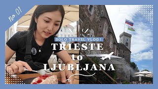 Solo Travel Vlog  世界一周・イタリアからスロベニアへ・トリエステのジェラートが1番！ [upl. by Konstance]