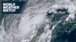 Massive Hurricane Milton churns through the gulf [upl. by Cirnek]