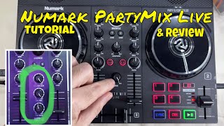 Numark Partymix Live Serato DJ controller Tutorial amp Review MasterAndMakeMoney [upl. by Lubet]