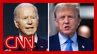 Hear how Trump reacted to Biden saying hes happy to debate him [upl. by Duston542]