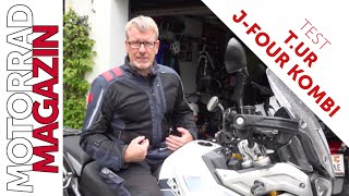 TUR JFour TextilTourenjacke für Motorradfahren an heißen Tagen  maximale Belüftung [upl. by Sikorski495]