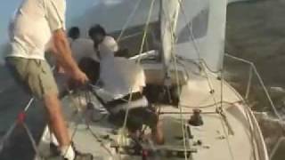 J24 Competitive Boat Handling  Chapter 1  Tacking [upl. by Rukna461]