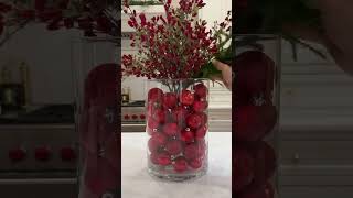 EASY amp ELEGANT Christmas Centerpiece DIY [upl. by Airotel]