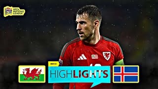 Wales VS Iceland  Highlights  UEFA Nations League  12 October 2024 [upl. by Eilojne]