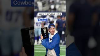 Saints vs Cowboys be like😂🏈 [upl. by Lleral141]