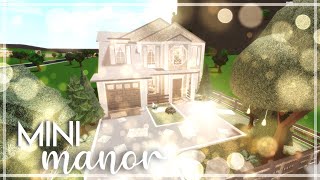 Mini Family Manor  Bloxburg Speedbuild  Nixilia [upl. by Ised]