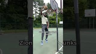 How Zion Walks Up To Dunk Anything… [upl. by Devan]