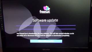 Humax HB1000S Freesat HD  OTA Software Upgrade [upl. by Autumn]