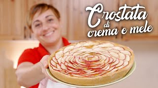 CROSTATA DI CREMA E MELE Ricetta Facile  Fatto in Casa da Benedetta [upl. by Tollmann]