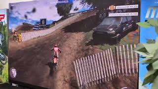 NEW MXGP 24 game  early gameplay [upl. by Anaiuq]