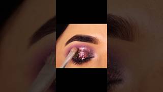 Glitter eye makeup trending eyes youtubeshorts eyemakeup [upl. by Nonnad]