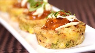 Savory Muffin Recipe  Easy Tasty Eggless Muffins With Potato Cheese amp Corn [upl. by Sivam]