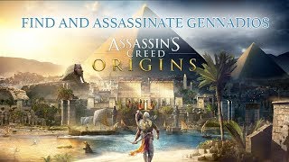 Easy way to assassinate Gennadios  Assassins Creed Origins [upl. by Yendroc342]