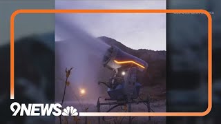 Colorado ski areas fire up snow guns as snowmaking begins [upl. by Nnaycart566]