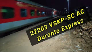 22203 VSKPSC AC Duronto Express Captured On 1172024 At 50 KMPH Speed 10 PM  VSL Train Videos [upl. by Nicolas]