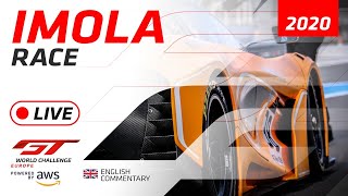 MAIN RACE  IMOLA  AWS GTWC EUROPE 2020  ENGLISH [upl. by Entsirhc]