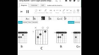 Jerry Kamit  Lan E sape  Guitar Chord [upl. by Enetsirk]