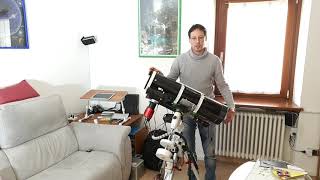 Il mio setup skywatcher 150750 su EQ3PRO [upl. by Paulita]