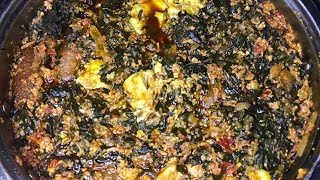 HOW I PREPARE KONTOMIRE STEW  GHANA PALAVA SAUCE [upl. by Erreipnaej543]