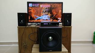 Gene Edifier S350DB 21 Speaker Sound Test with Choir Violin Flute and Drums [upl. by Ellienad]