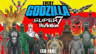 Every Godzilla Super7 ReAction Figure So Far [upl. by Hinkle]