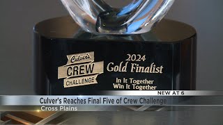 Cross Plains Culvers reaches final five of Crew Challenge [upl. by Airbmak]