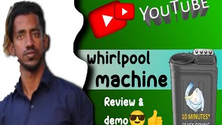 whirlpool semiautomatic washing machine 11kg demo and review 😎👍 whirlpool washingmachine public [upl. by Felisha]