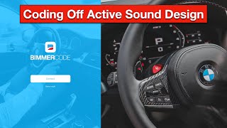 Bimmercode Active Sound Design Coded Off  2021 BMW G80 M3 [upl. by Helprin]