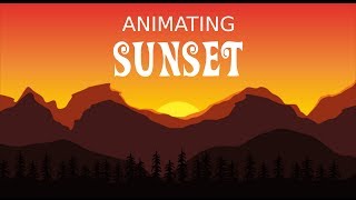 TupiTube Desk How to animate a sunset [upl. by Bunch]