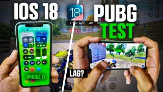 IOS 18 Pubg  Bgmi test  Ios 18 In iphone 11  ios 18 gaming test  Ios 18 beta  Samar Playz [upl. by Ryder]