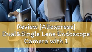 Review Aliexpress DualampSingle Lens Endoscope Camera with 1080P 8mm 43quot IPS Screen IP67 Waterproo [upl. by Aseefan341]