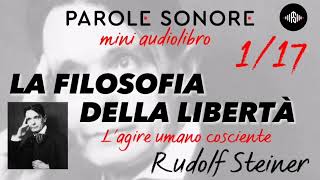 Rudolf Steiner  MINI AUDIOLIBRO 117  LA FILOSOFIA DELLA LIBERTA  Parole Sonore [upl. by Burns]