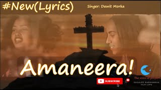 Dawit Morka  Amaneera  New Afaan Oromo Gospel Song Lyric [upl. by Pytlik711]