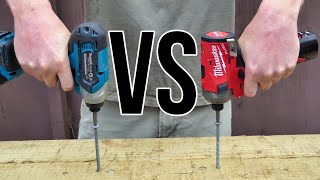 Milwaukee M12 Surge Impact Driver VS Makita 12v Impact Driver  How Close Will It Be [upl. by Nomyar]