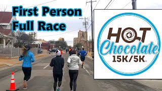 Hot Chocolate 15K5K Full Race First Person Dallas Texas [upl. by Nassir]