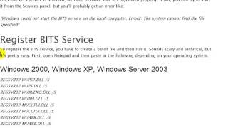 Fix Background Intelligent Transfer Service BITS Missing from Services [upl. by Eerehc740]