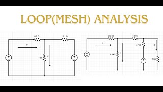 Basic electric circuits for beginners loopmesh analysis [upl. by Anitram543]