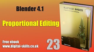 Blender for Beginners Proportional Editing [upl. by Ahsiei]